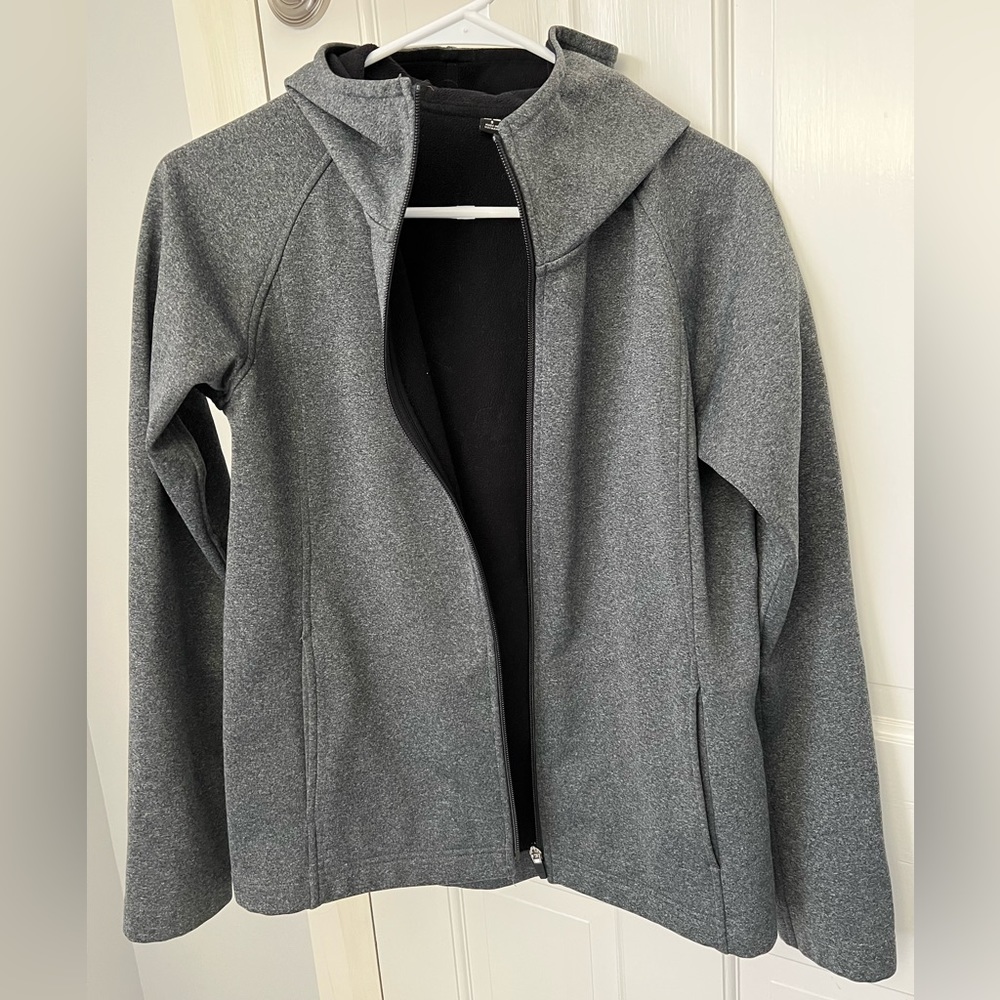 Uniqlo women’s full zip jacket, grey size small